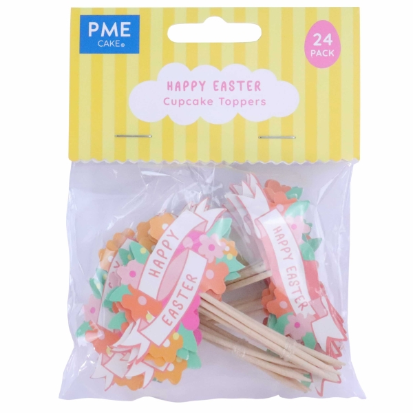 Cupcake Toppers - Happy Easter